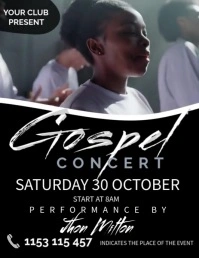 GOSPEL Flyer (US Letter) template
