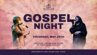 Gospel Night Praise and Worship En-tête de blog template
