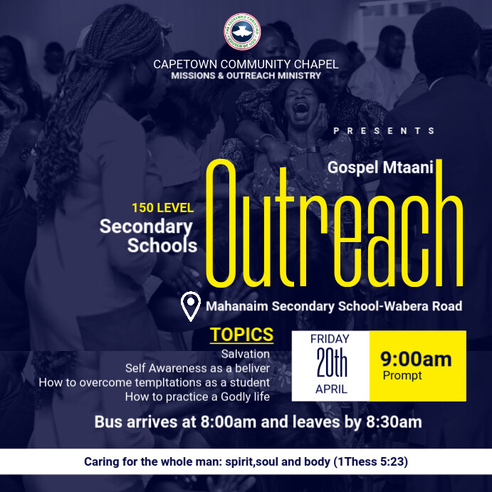 Gospel outreach church design template | PosterMyWall