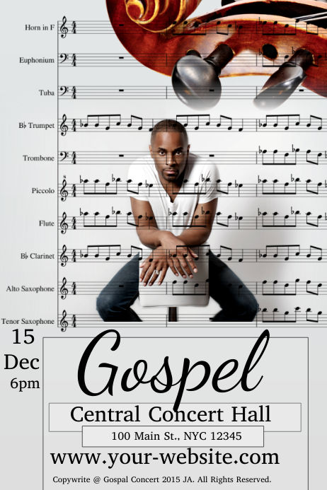 Gospel Template PosterMyWall