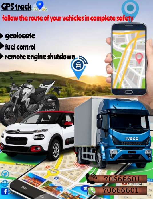 Gps Letters Gps track Template | PosterMyWall