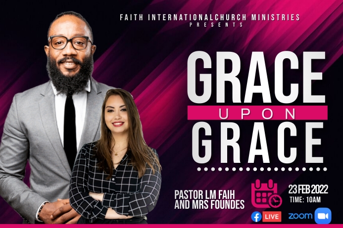 grace upon grace Template | PosterMyWall