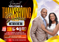 GRACEFUL THANKSGIVING WORSHIP CELEBRATION A4 template