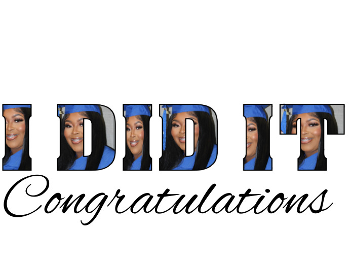 Grad | Senior | Graduate | Class of 2023 Flyer (US Letter) template