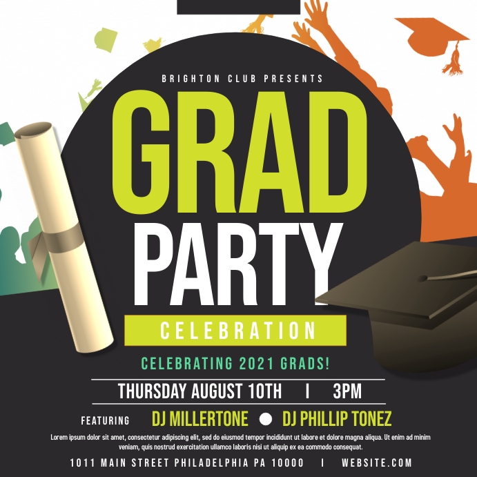 Copy of Grad Party | PosterMyWall