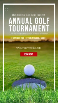 Gradien Annual Golf Tournament Instagram Stor template