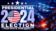 Gradient 2024 Us Presidential Election Twitter Post template