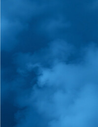 Gradient Blue Cloudy Background Flyer (us Letter) template