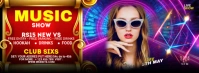 Gradient Club Party Facebook Cover  Facebook Cover Photo template