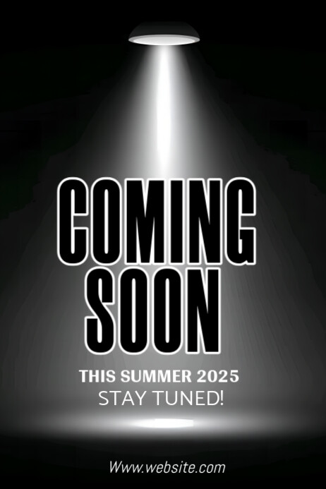 Gradient Coming Soon Poster Template | PosterMyWall