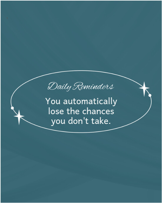 Gradient Daily Reminder  Instagram Portrait template