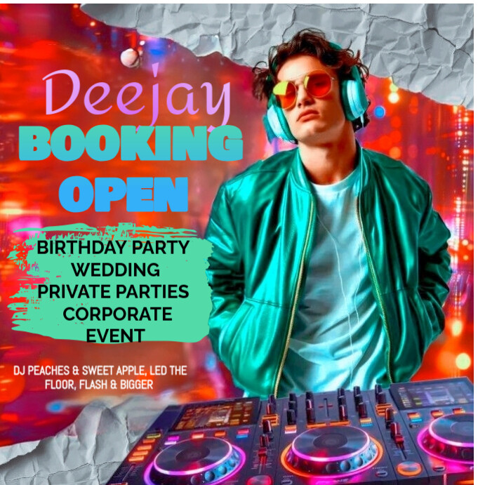 Gradient Deejay Day Instagram Post Template | PosterMyWall