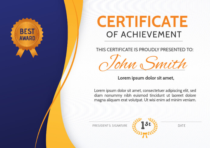 Gradient Elegant Diploma Certificate Design Template PosterMyWall gradient-elegant-diploma-certificate-design-template-postermywall
