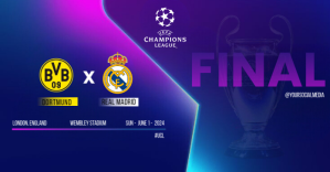 Gradient Final Champions League Facebook Ad template