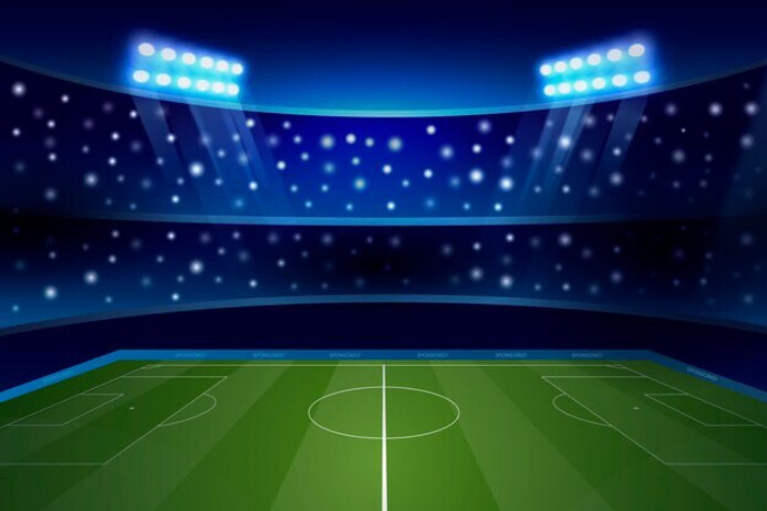 Gradient football stadium background Banner 4' × 6' template