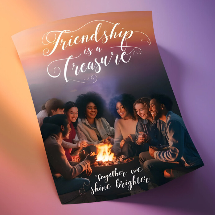 Copy of Gradient Friendship Celebrations With Gradien | PosterMyWall