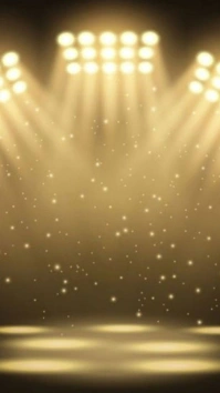 Gradient Golden Stage Spotlight Background For Event Flyers & Invitations Digital Display (9:16) template