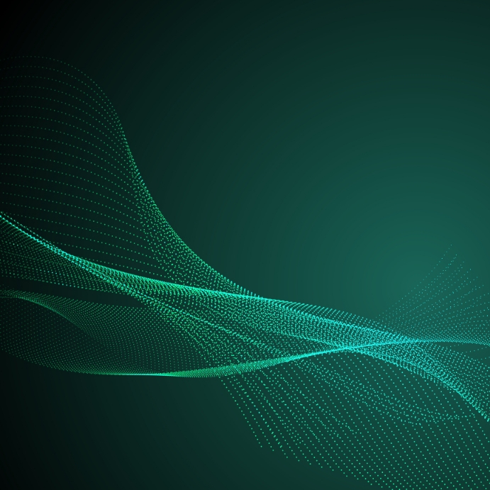 Copy of Gradient green technology background | PosterMyWall