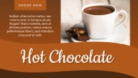 Gradient Hot Chocolate Blog Header template