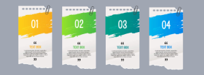 Grey Informative List Zdjęcie w tle na Facebooka Template