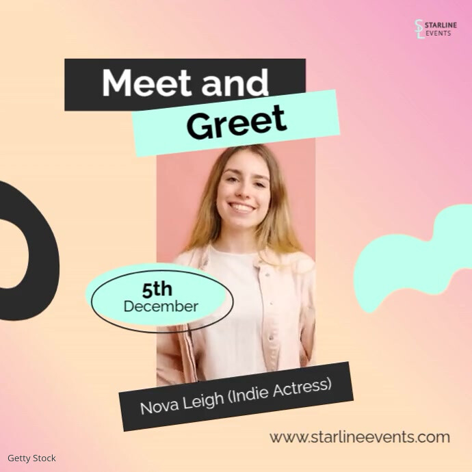 Gradient Joyful Meet and Greet Modern Video Template | PosterMyWall