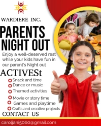 Gradient Parents Night Out 2025 Instagram Portrait template