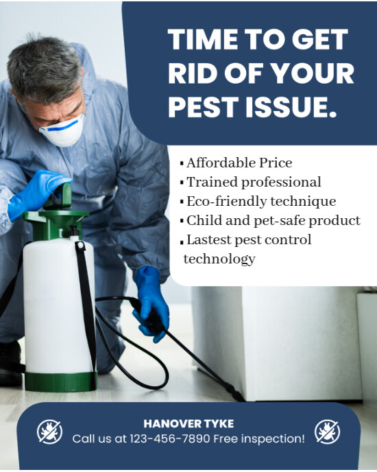 Gradient Pest Control Instagram Portrait template