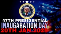 Gradient Presidential Inauguration Day Twitter Post template