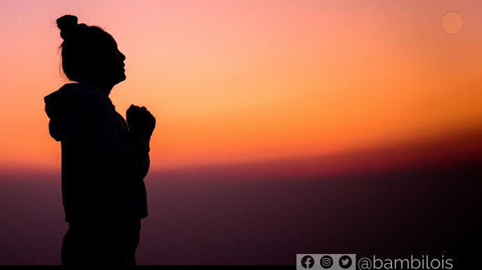 Gradient Spiritual Prayer Digital Display (1 Template | PosterMyWall