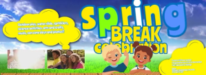 Gradient Spring Break Celebration Facebook Cover Photo template