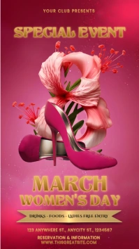 Gradient Women's Day Special Event Instagram Story template