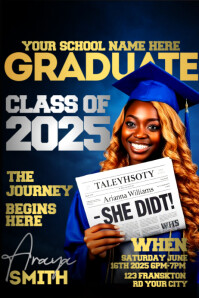 Graduate Class 2025 Plakkaat template