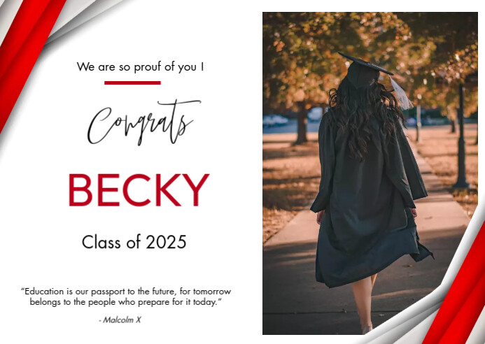 Graduate Class of Template | PosterMyWall