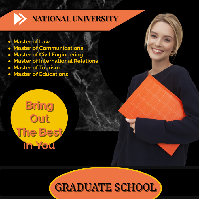 Grad Project Poster Graduate School Template Poster | PosterMyWall