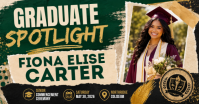 Graduate Spotlight Party Facebook Shared Image template