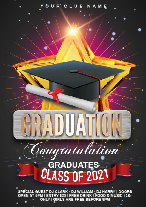 Graduates Template PosterMyWall