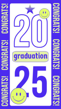 Graduation, Class 2025 Instagram Story template