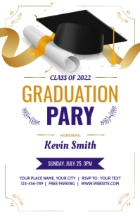 Graduation, Graduates, Graduation Flyer Tabloid template