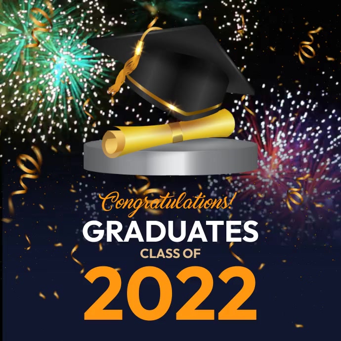 Graduation, Graduates, Square video Template | PosterMyWall