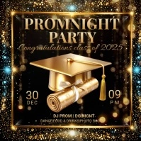 Graduation,prom night,party Instagram Post template