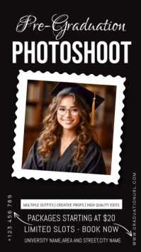 Graduation photoshoot, event, party, happy graduation Instagram Story template
