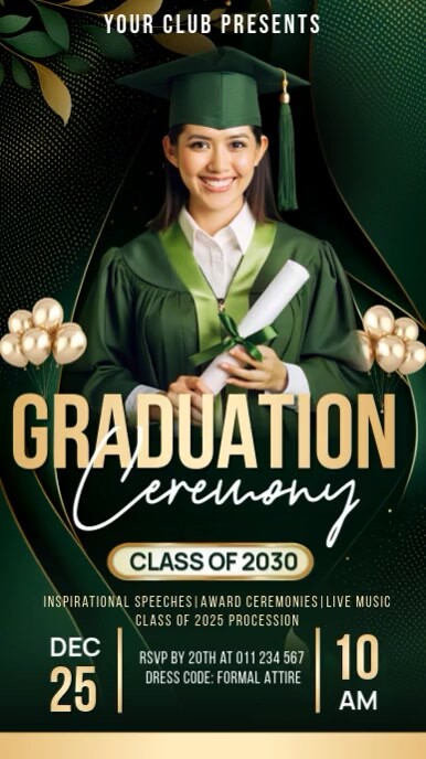 Copy of Graduation,event party | PosterMyWall