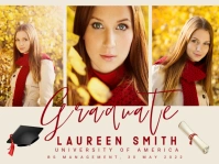 Graduation,important announcement Presentation template