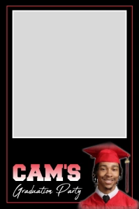 Graduation 4x6 Photo Frame Template Banner 4' × 6'