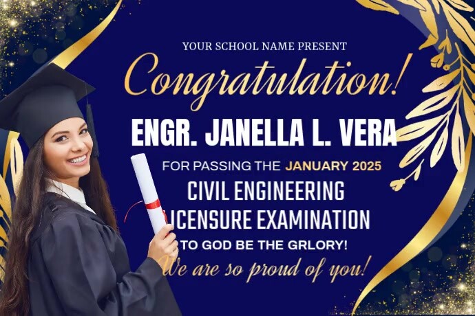 Sample Grad Ad Graduation Ads Template | PosterMyWall