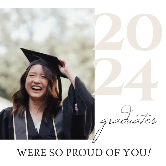 Ig Model Graduation Graduation Announcement Celebration Instagram Template | PosterMyWall