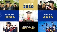 Graduation Announcement Collage Template Twitter Post
