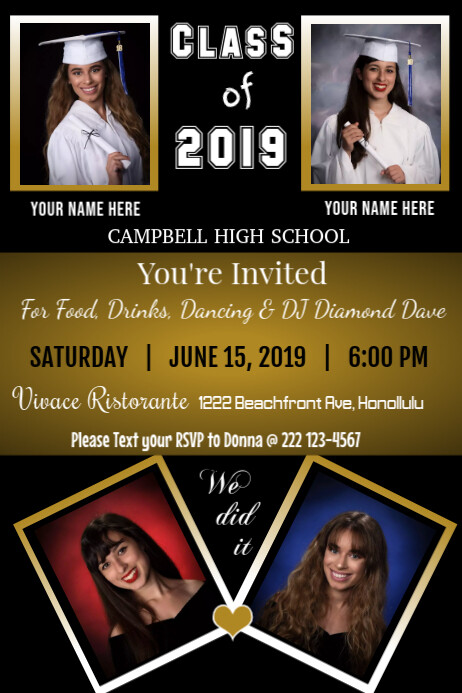 Graduation Announcement Template | PosterMyWall