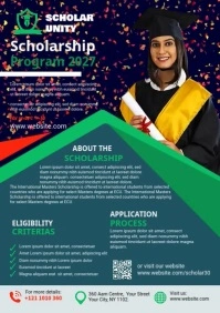 Graduation Announcement A4 template