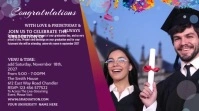 Graduation Announcement Twitter Post template